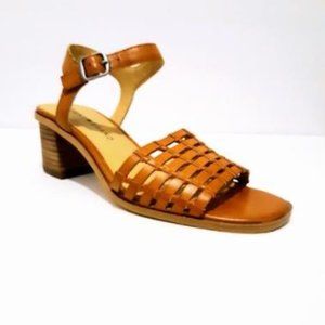 NEW Lucky Brand, Cognac Sandals, Reddish-Brown Color, Size 6.5 US